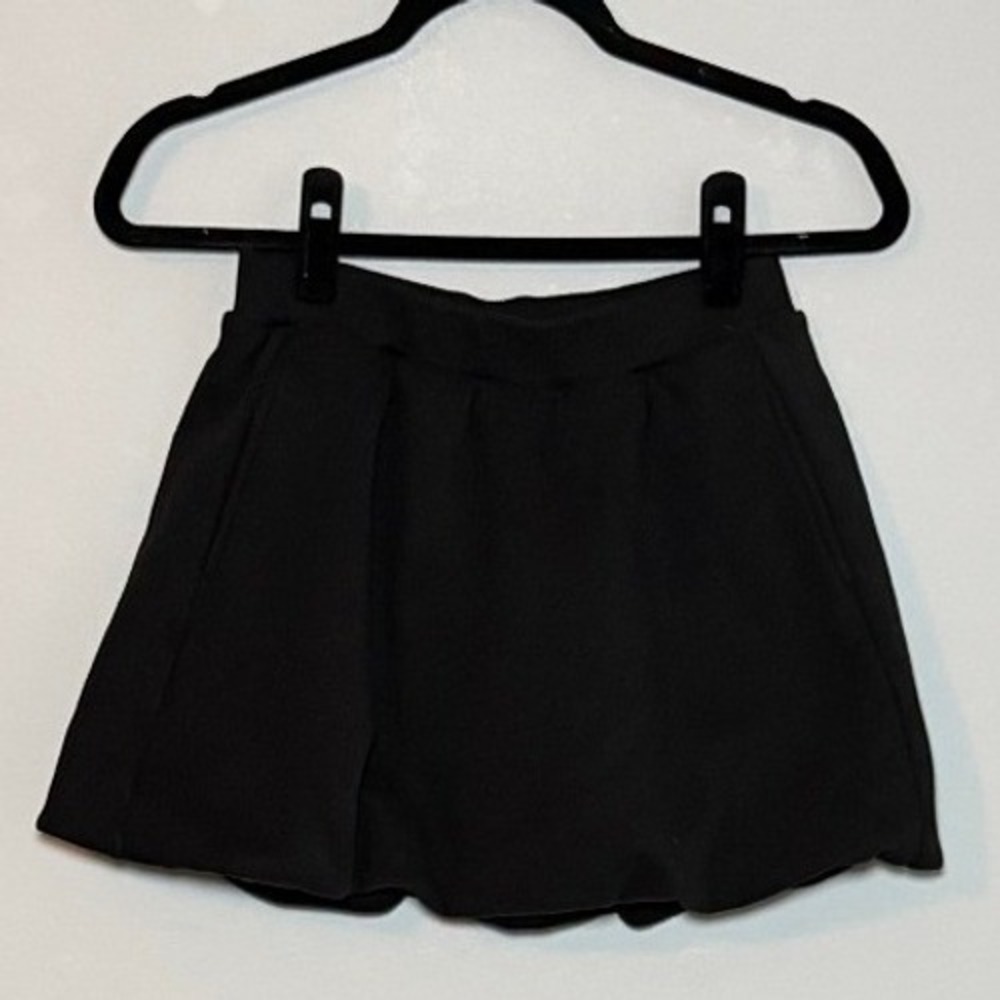OFFLINE by Aerie Black Fleece Skort Pockets XS KGQ5533N Sweatshirt Skirt